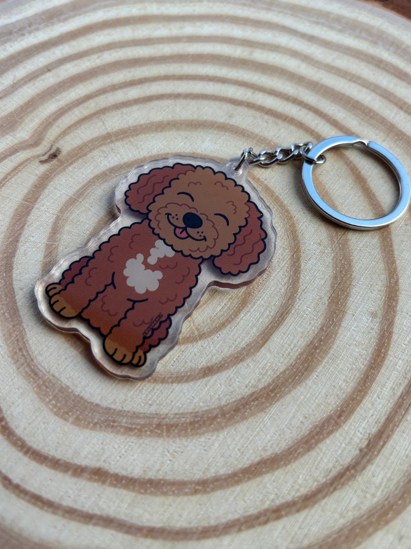 Cockapoo Keyring