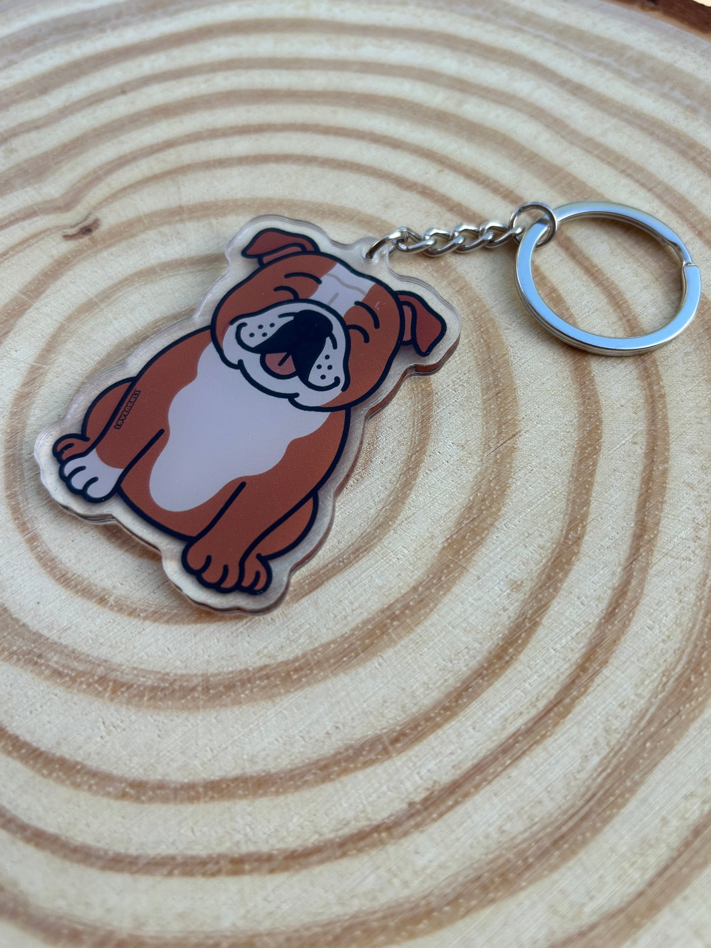British Bulldog Keyring