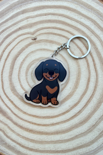 Dachshund Keyring￼