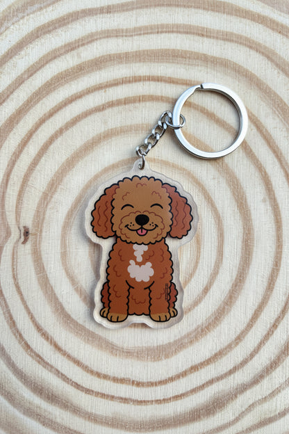 Cockapoo Keyring