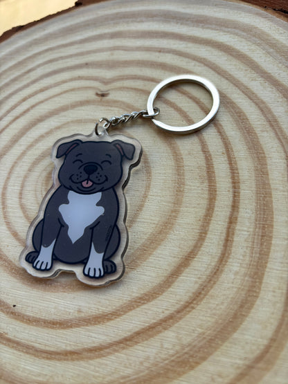 XL Bully Keyring