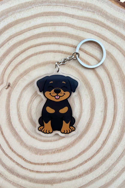 Rottweiler Keyring ￼
