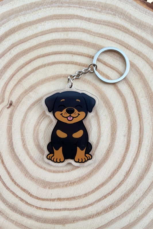 Rottweiler Keyring ￼