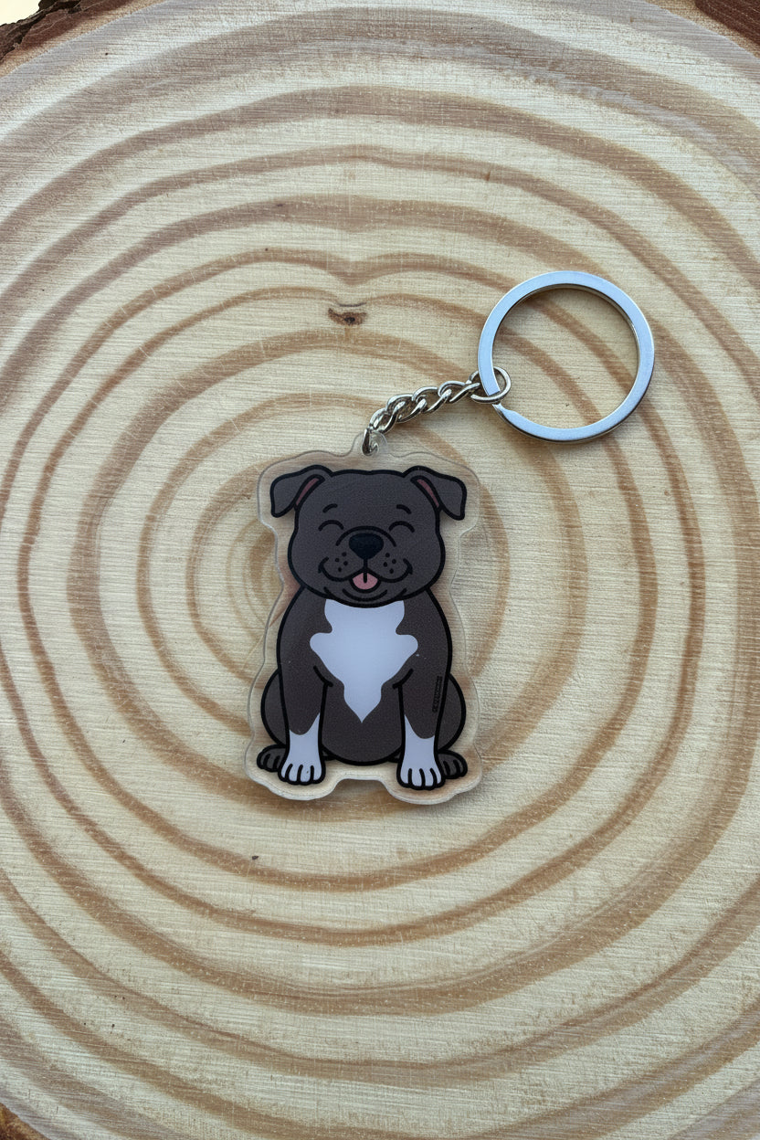 XL Bully Keyring