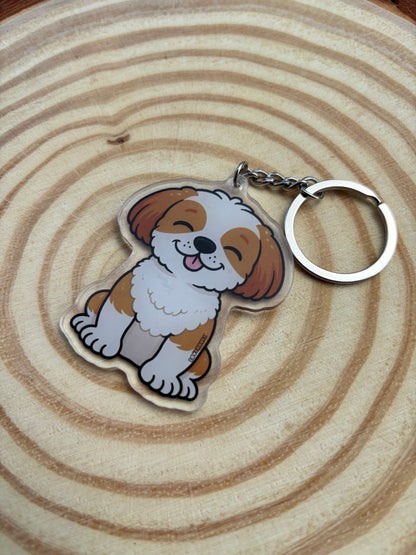 Shih Tzu Keyring ￼