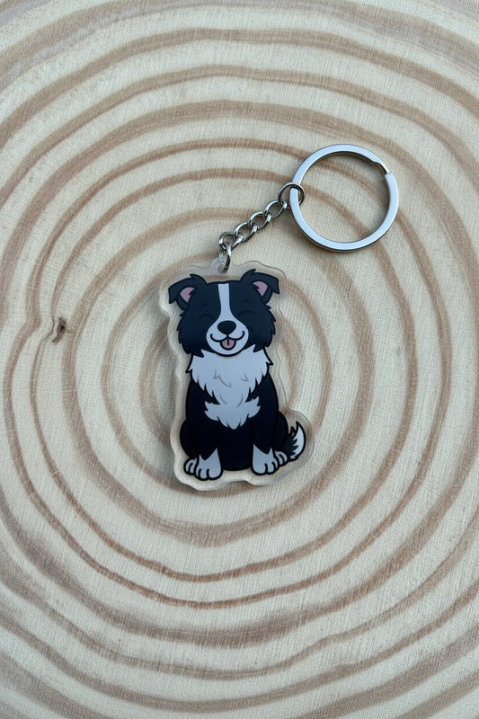 Collie Keyring