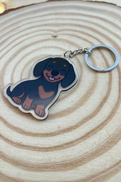 Dachshund Keyring￼