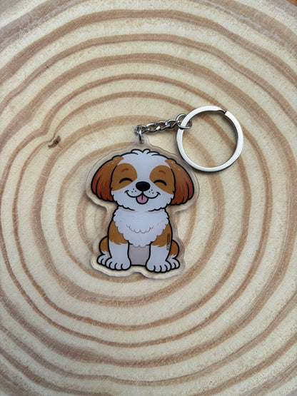 Shih Tzu Keyring ￼