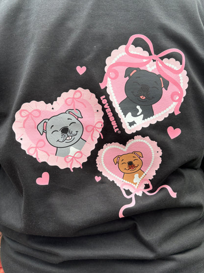 LOVEABULL® Hearts & Bows Tee