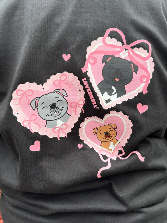 LOVEABULL® Hearts & Bows Tee